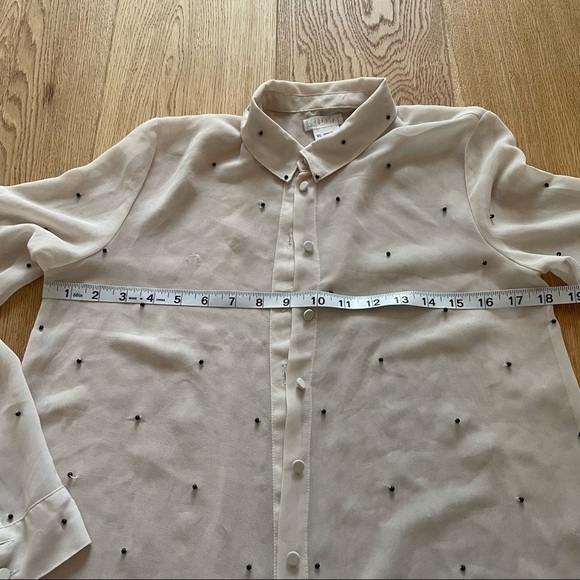 URBAN OUTFITTERS SHEER BUTTON  DOWN SHIRT - XS - Picture 6 of 11